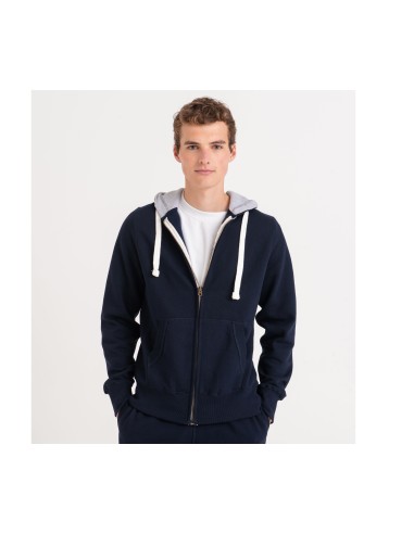 AWD-JH052-Sweat à capuche zippé Chunky
